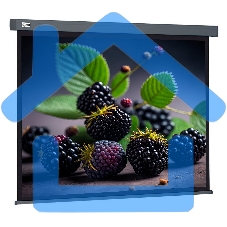 Экран Cactus 127x127см Wallscreen CS-PSW-127X127-SG 1:1 настенно-потолочный рулонный серый