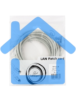 Патч-корд FTP Cablexpert кат.6, 3м, литой, многожильный (серый)