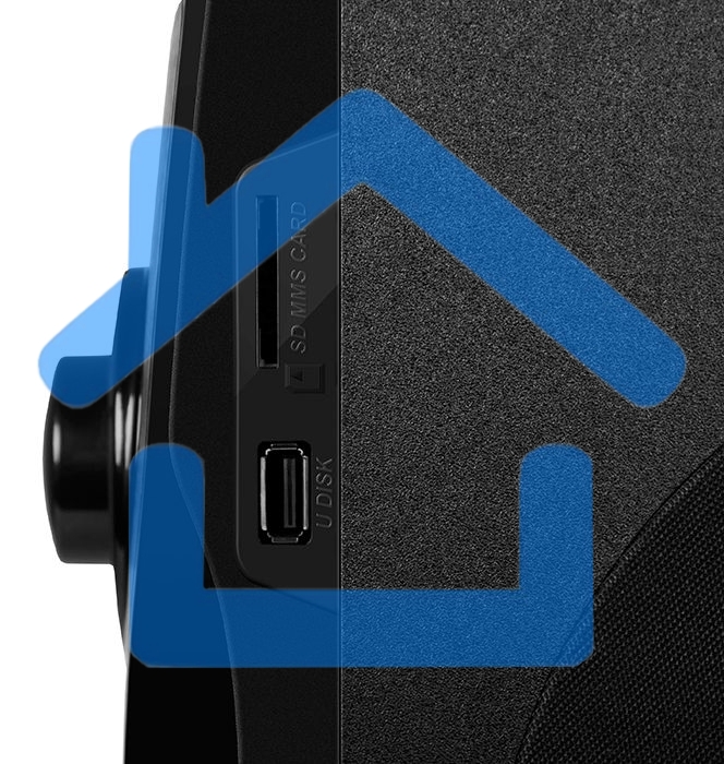 Акустическая система SVEN AC MS-2055, черный (55Вт, FM-тюнер, USB/SD, дисплей, ПДУ, Bluetooth)