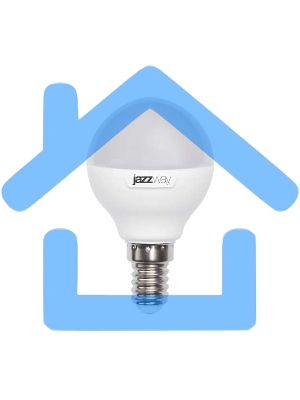 Лампа светодиодная PLED-SP G45 9Вт шар 5000К холод. белый E14 820лм 230В JazzWay 2859600A