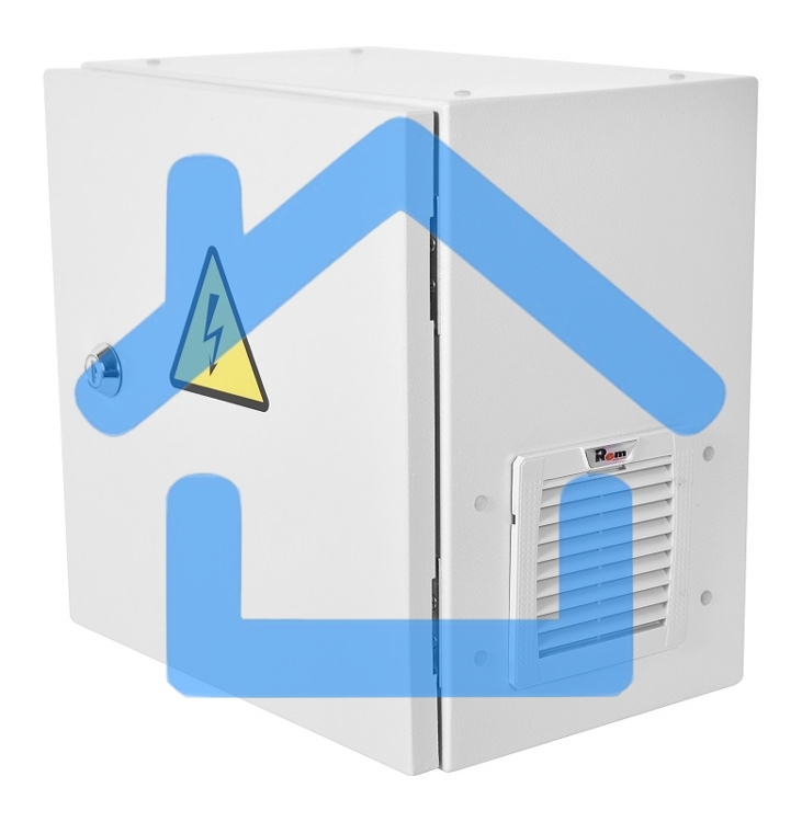 Шкаф ЭКОНОМ уличный всепогодный настенный укомплектованный (В300 Ш300 Г210), комплектация T2-IP65