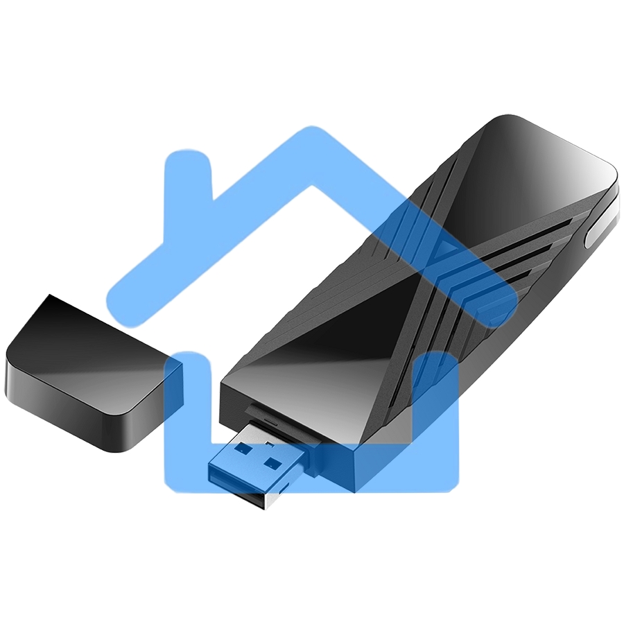Сетевой адаптер WiFi D-Link DWA-X1850 DWA-X1850/A1A AX1800 USB 3.0 (ант.внутр.)