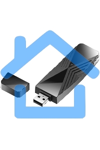 Сетевой адаптер Wi-Fi D-Link DWA-X1850 DWA-X1850/A1A AX1800 USB 3.0 (ант.внутр.)