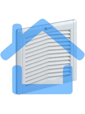 Решетка вентиляционная с фильтром 176x176мм IP54 PROxima EKF EXF170