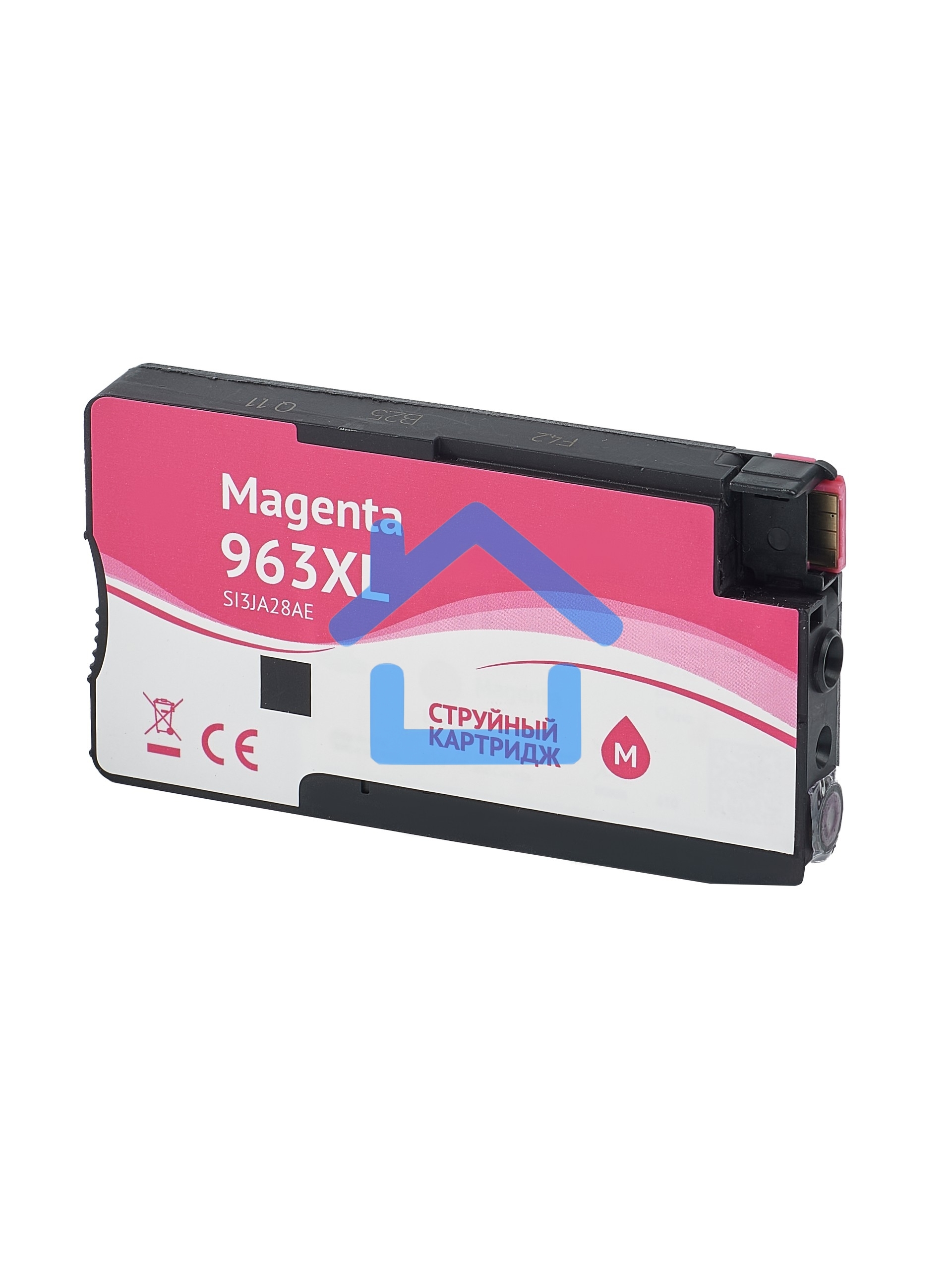 Струйный картридж Sakura 3JA28AE (№963XL Magenta) для HP, пурпурный, 25,5 мл., 1600 к.