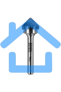 Борфреза по металлу твердосплавная, зенкер 90 град., тип-K, 16 мм Denzel