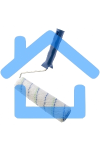 Валик Водные краски, 250 мм, ворс 12мм, D - 48 мм, D ручки - 6 мм, полиэстер Сибртех