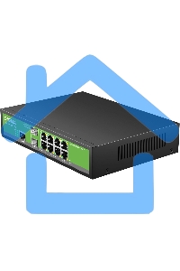 Коммутатор Digma DSP708G-2S-T135 (L2+) 8x1Gbит/с 2SFP 8PoE 8PoE+ 135W управляемый