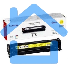 Картридж лазерный Canon Cartridge 716Y (1977B002) желтый (1500 стр.) для Canon LBP-5050/5050N