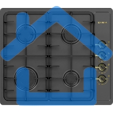 Газовая варочная панель Darina 1T18 BGM 341 11 At антрацит