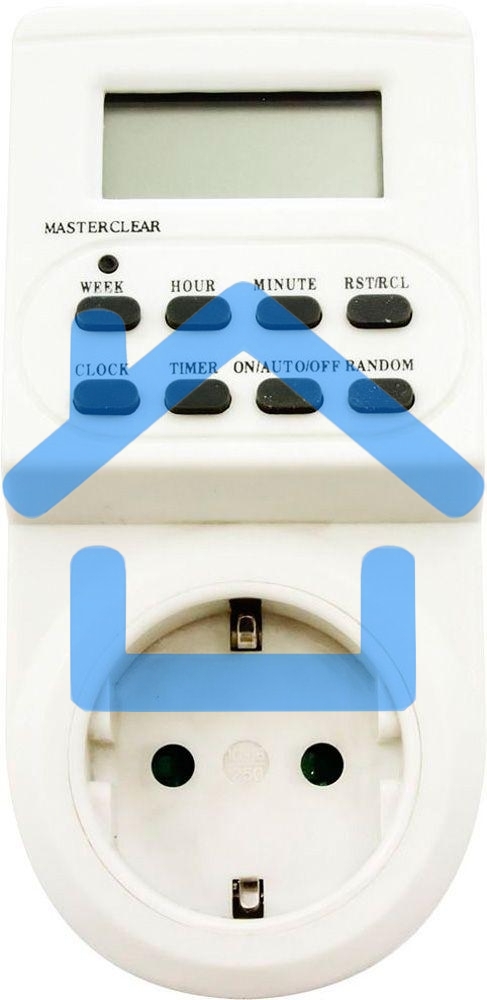 Розетка с таймером FERON 23205(недельная) 3500W/16A 230V, 61925(TM22)