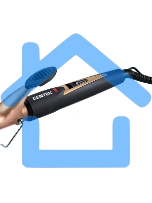 Щипцы для завивки Centek CT-2088 35Вт, 25 мм диаметр, БРОНЗОВОЕ КЕРАМИЧЕСКОЕ ПОКРЫТИЕ, насадка щетка