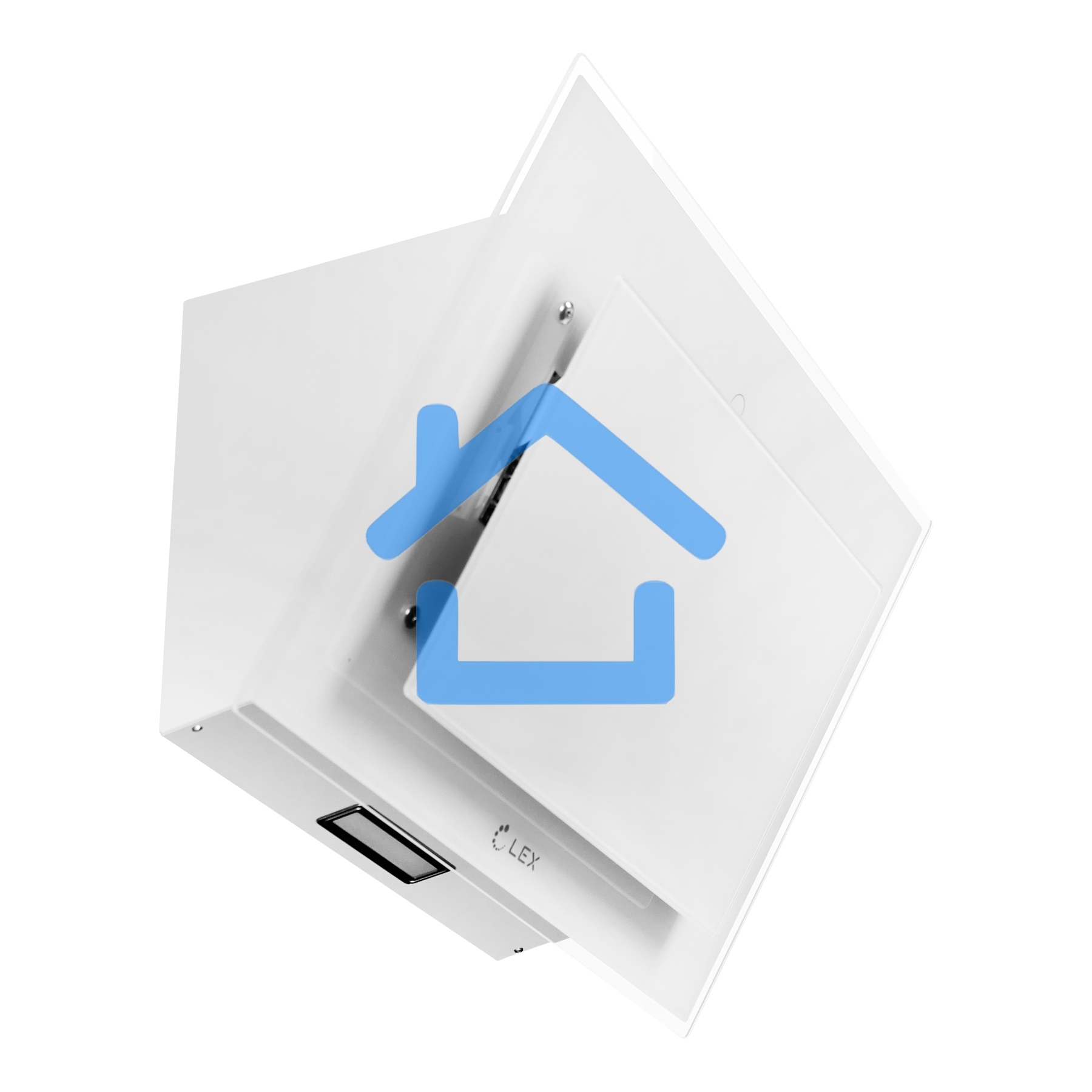 Вытяжка наклонная LEX MIKA GS 600 белая, 59.5 см, 850 куб. м/ч, 48 дБ