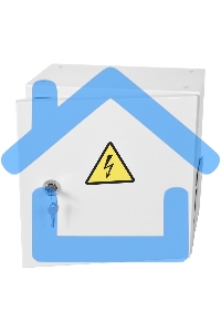 Шкаф ЭКОНОМ уличный всепогодный настенный укомплектованный (В300 Ш300 Г210), комплектация T2-IP65