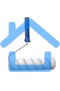 Валик Водные краски, 250 мм, ворс 12мм, D - 48 мм, D ручки - 6 мм, полиэстер Сибртех