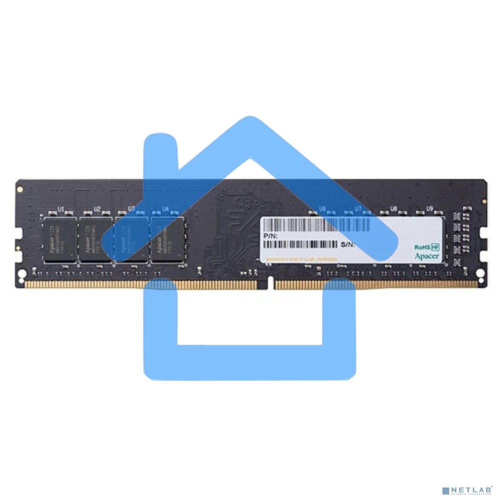 Оперативная память Apacer, DDR4, 32Gb (1x32Gb), 3200MHz, CL22, DIMM