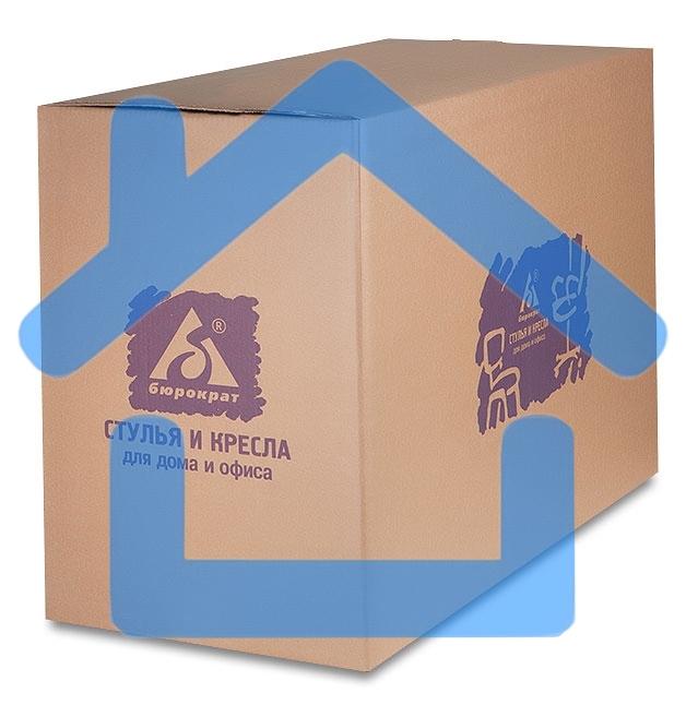 Кресло руководителя Бюрократ CH-993/orange оранжевый, искусственная кожа, крестовина хромированная