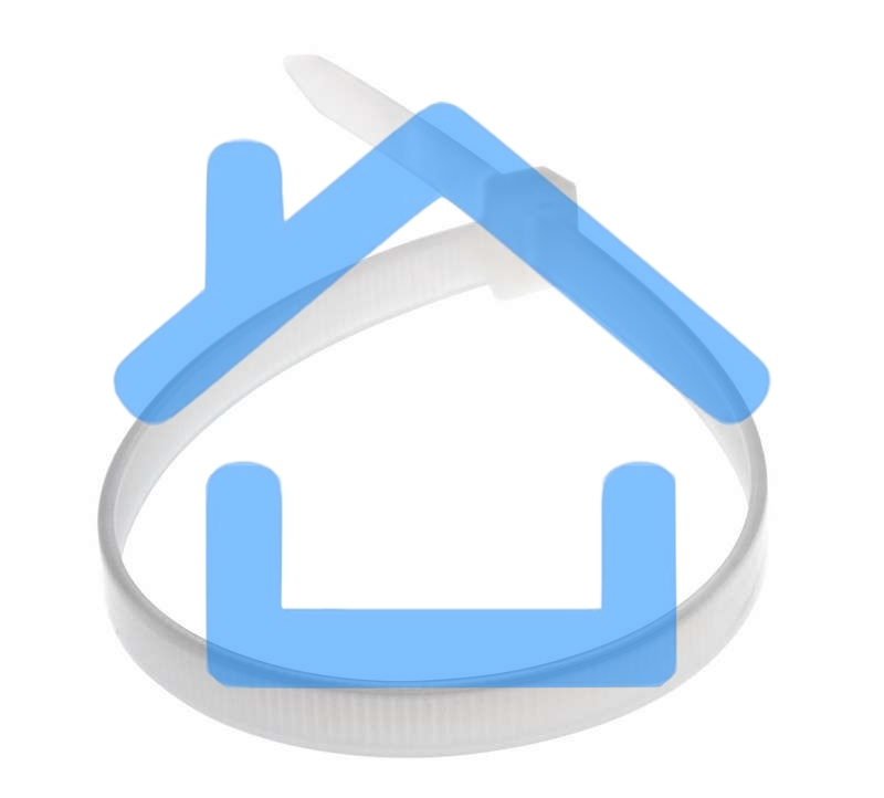 Хомут кабельный 7.6х300 нейл. белый (уп.100шт) Rexant 07-0302