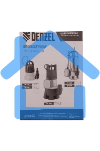Насос Denzel DP1100X дренажный 1100Вт подъем 11м 15500л/ч