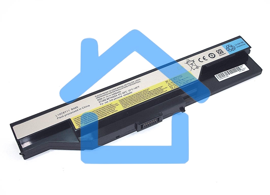 Аккумуляторная батарея для ноутбука Lenovo B465 11.1V 4400mAh OEM черный