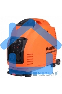 Электрогенератор бензиновый инверторный Patriot 3000il, 3.5 кВт, 63 дБ, 31.5 кг