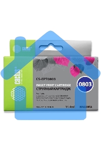 Картридж струйный Cactus CS-EPT0803 (T0803) пурпурный (11,4 мл) для Epson Stylus Photo P50/PX650/PX660/PX700/PX700W/PX710/PX710W/PX720/PX720WD/PX800/PX800FW/PX810/PX810FW/PX820/PX820FWD/R265/R285/R360/RX560/RX585/RX685