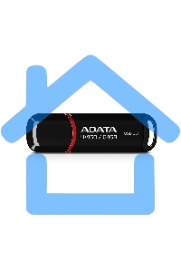 Флешка USB ADATA UV150 (AUV150-64G-RBK), 64 Gb, USB 3.0, R/W 100/40, черный
