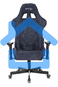 Кресло игровое Бюрократ VIKING KNIGHT LT27 FABRIC синий крестовина металл/пластик