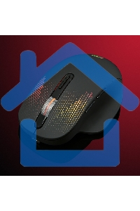 Мышь беспроводная Oklick 636LWC черный, 2400 dpi, радиоканал, USB/USB-C, кнопки - 6