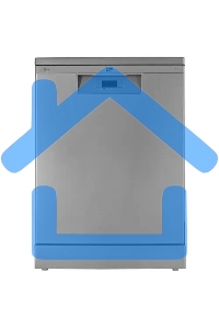 Посудомоечная машина Beko BDFN15421S, серебристая, 59.8 см, 14 компл., 49 дБ, класс A