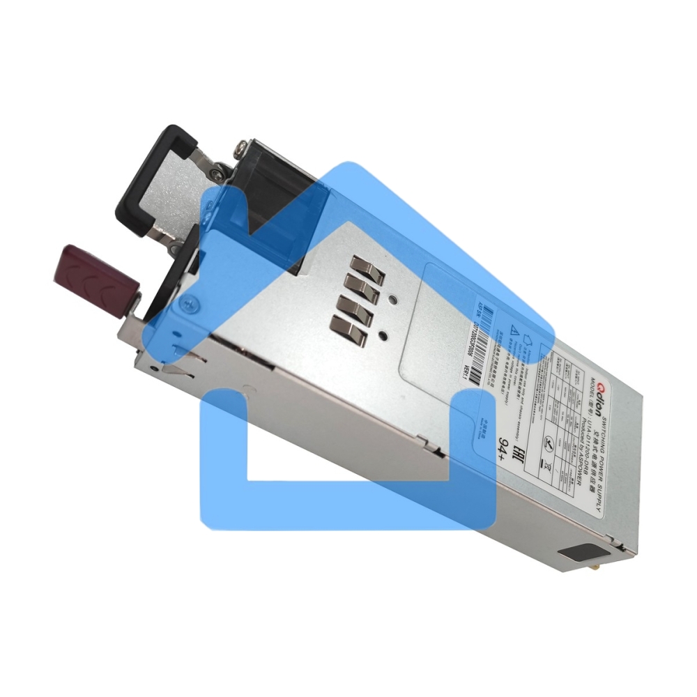 Блок питания серверный Server power supply Qdion Model U1A-D11200-DRB-Z P/N:99MAD11200I1170117 CRPS 1U Module 1200W Efficiency 94+, Gold Finger (option), Cable connector: C14