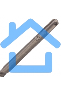 Бур по бетону Denzel двойная спираль, Cobalt W-tip, 12x600 мм, SDS PLUS