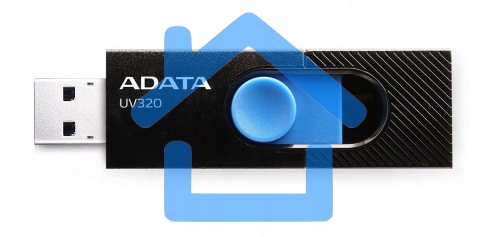 Флешка USB R/W ADATA 32Gb AUV320-32G-RBKBL черный/голубой