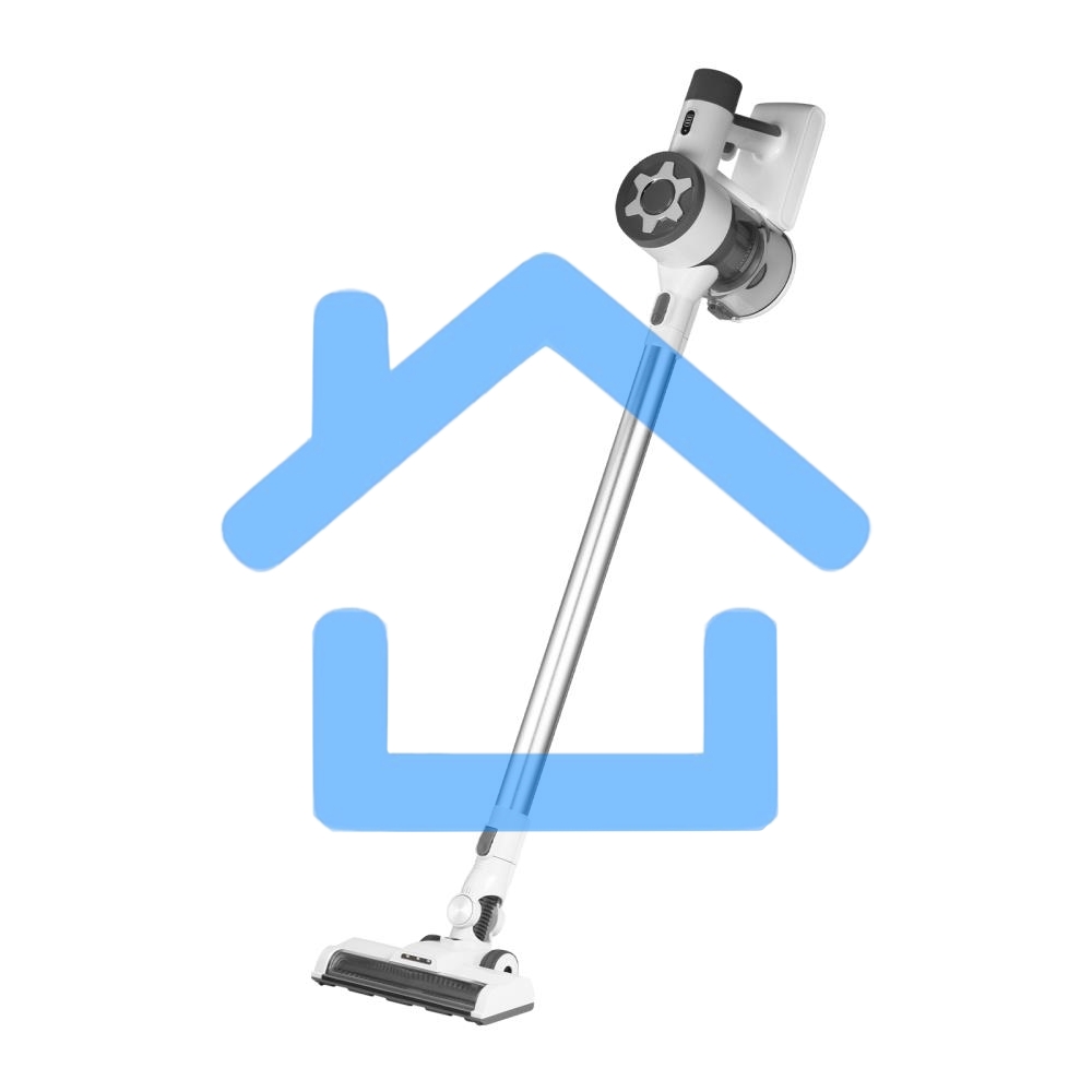 Пылесос вертикальный Galaxy Line GL 6295 белый/серый, питание от аккумулятора, 30 Вт, уборка сухая, пылесборник 0.7 л, работа от АКБ max - 40 мин