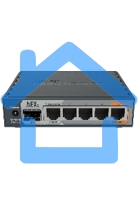 PoE-маршрутизатор MikroTikRB760iGS2 ядра (880 МГц), 5х 1G RJ45, SFP, USB, MicroSD, раздача PoE (HEX S)