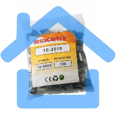 Наконечник штыревой втулочный изолированный F-10 мм 2х2.5 мм² (НШВи(2) 2.5-10/НГи2 2,5-10) серый Rexant