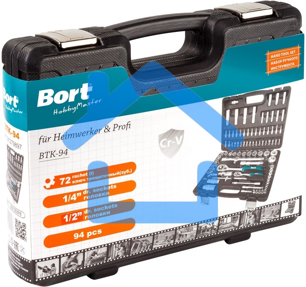 Набор ручного инструмента Bort BTK-94