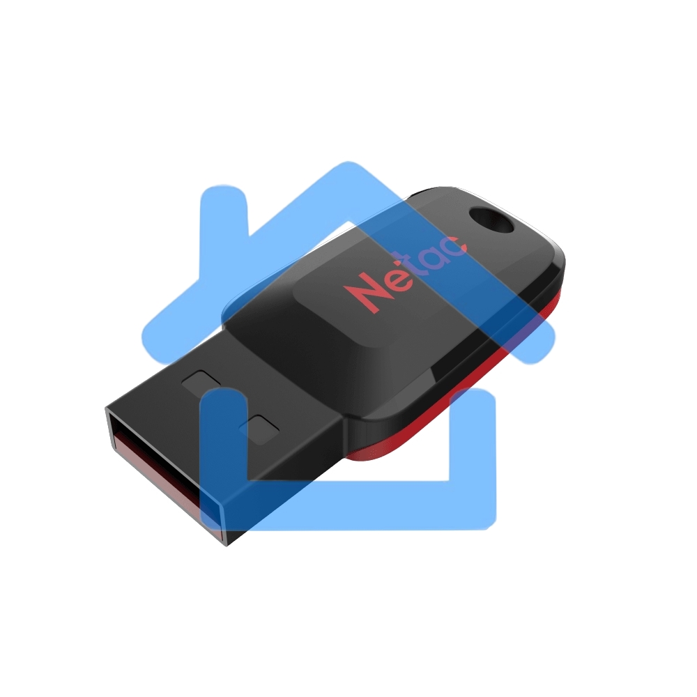 Флешка USB R/W Netac U197 64Gb <NT03U197N-064G-20BK>, USB2.0
