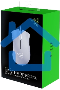 Мышь проводная Razer DeathAdder Essential белый, 6400 dpi, USB, кнопки - 5