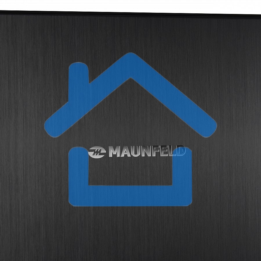 Холодильник Maunfeld MFF176SFSB черный двухкамерный 188/75л морозилка снизу, ручная разморозка