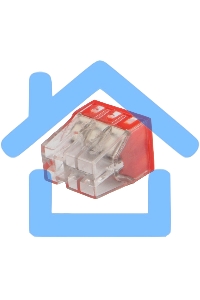 Экспресс-клемма с пастой Rexant СМК 2273-246, 6-проводная 0.5-2.5 мм², прозрачная (100 шт./уп.)