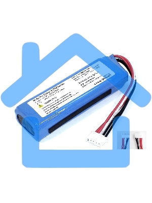 Аккумуляторная батарея для JBL Charge 3 (2016 года) GSP1029102A 6000mAh 3,7V (прямая полярность)