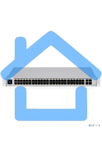Коммутатор Ubiquiti UniFi USW-48-POE 4SFP 600W управляемый