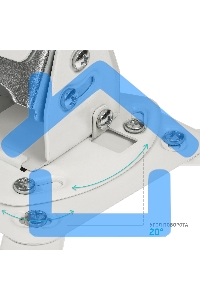 Потолочно-настенный кронштейн для проектора ONKRON K3A белый