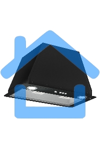 Вытяжка встраиваемая Elikor 52П-650-Э3Д черная, 52 см, 650 куб. м/ч, 60 дБ