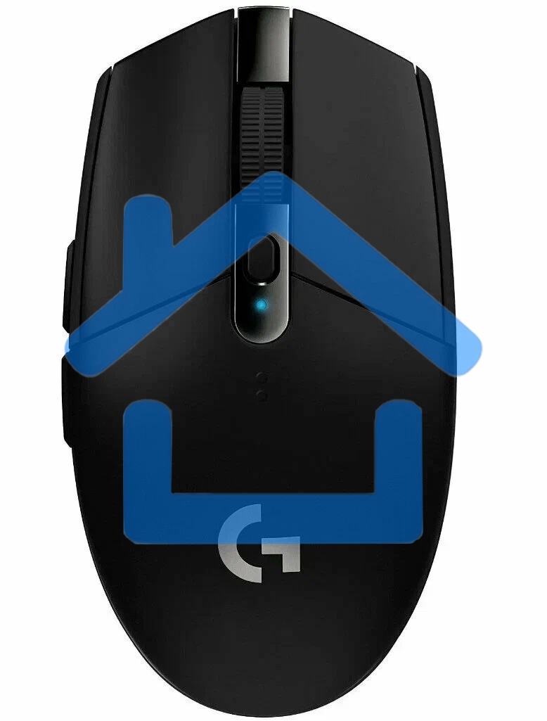 Мышь беспроводная Logitech G304 Lightspeed черный, 12000 dpi, радиоканал, USB, кнопки - 6