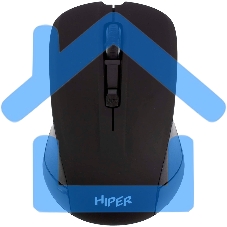 Мышь беспроводная HIPER HOMW-101 /1000-1600 dpi/оптический/4 кнопки/Soft-touch покрытие/USB-приемник/2,4 ГГц/батарея 1хАА/черный (HOMW-101) Мышь беспроводная HIPER HOMW-101 /1000-1600 dpi/оптический/4 кнопки/Soft-touch покрытие/USB-приемник/2,4 ГГц/батарея 1хАА/черный (HOMW-101)