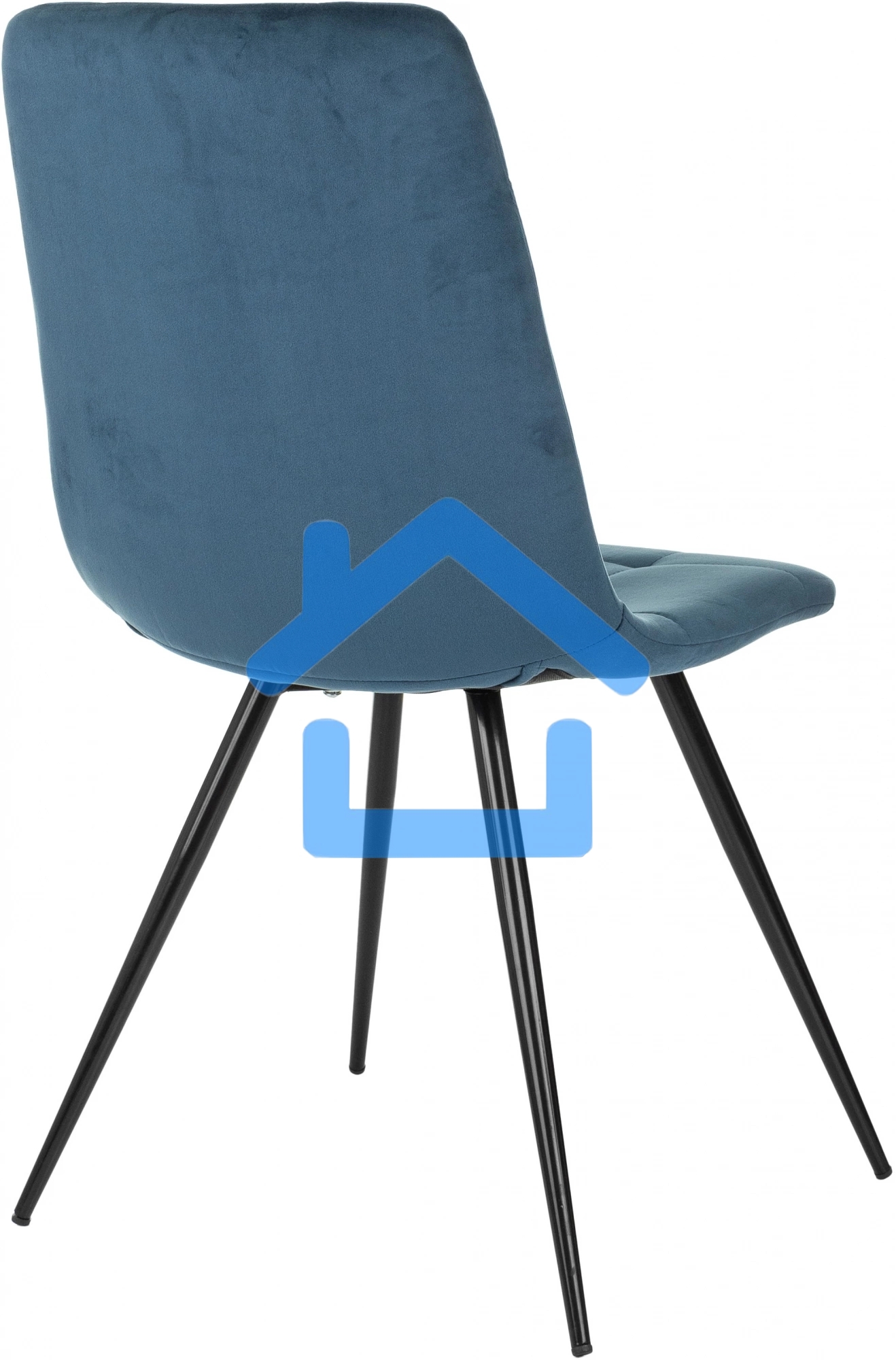 Стул для дома Бюрократ CH-K1_4 комплект 4шт синий Holland 58 металл черный на ножках (CH-K1_1/HL58_4)