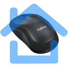 Мышь беспроводная Logitech M220 SILENT черный, 1000 dpi, радиоканал, USB, кнопки - 3