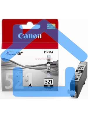 Картридж струйный CLI-521Bk (2933B004) черный (9 мл.) для Canon Pixma iP3600, 4600, MP540,MP620, MP630, MP980
